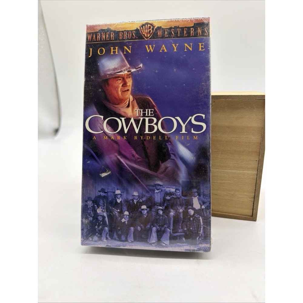 The Cowboys VHS John Wayne Warner Bros Westerns Collection 1971 Movie NEW Sealed